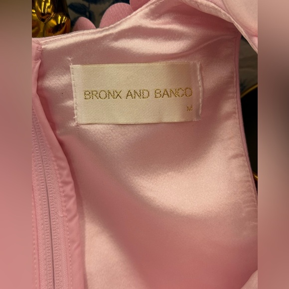 🆕 BRONX & BANCO 🧿 NWOT Estelle Floral Mini Dress, Blush Pink - Sz M US 6 - Picture 16 of 17